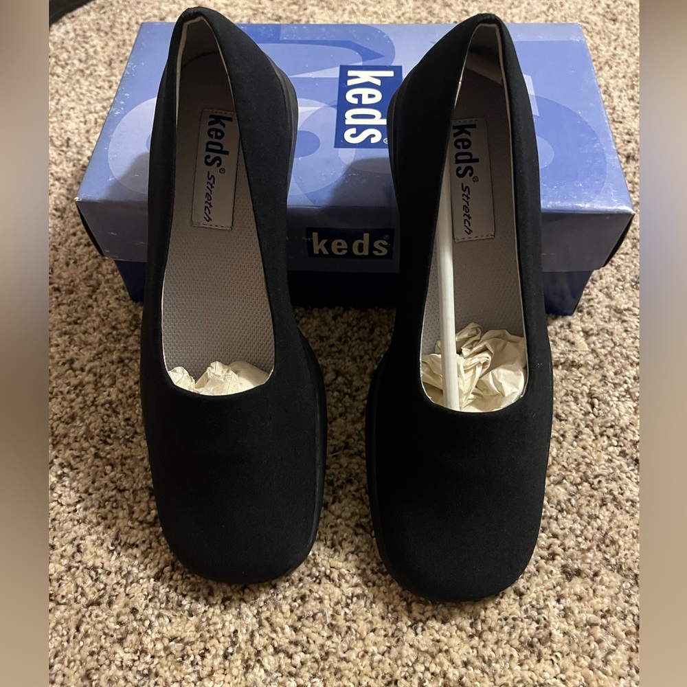 Keds Women's Black Shoes Flats Size 6 NEW